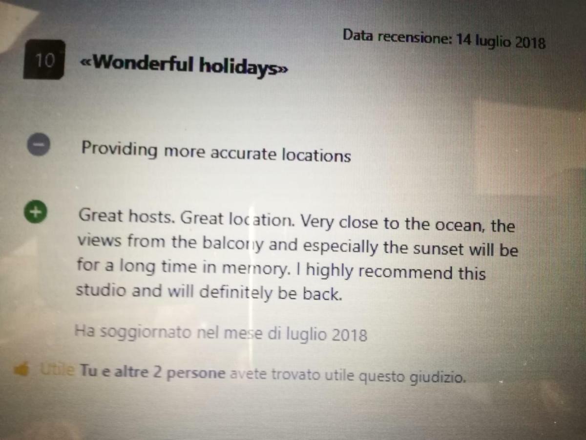 Studio Wifi Beach Front Leilighet Puerto de Santiago  Eksteriør bilde